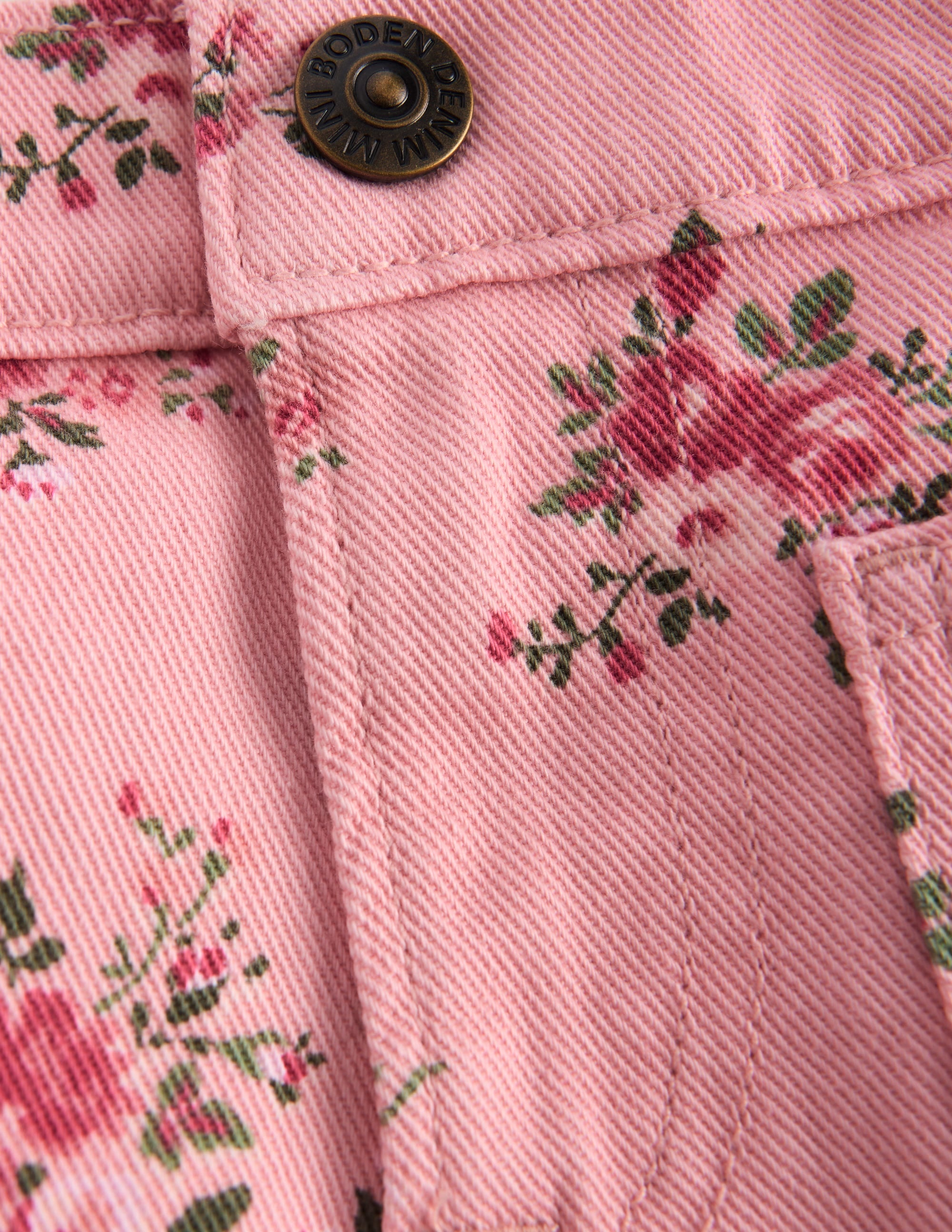 Patch Pocket Straight Jeans-Pink Quartz Soft Floral - Image 4