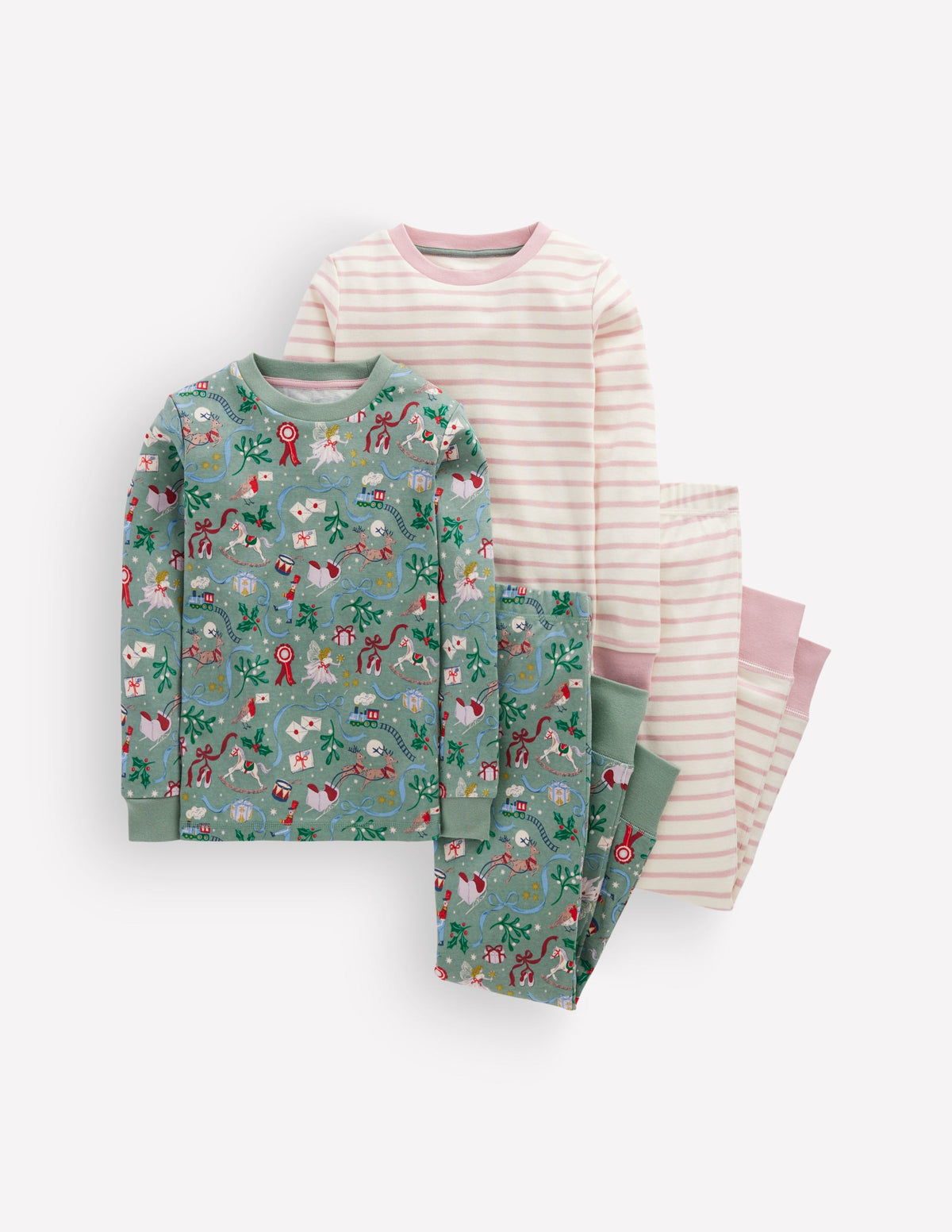Twin Pack Snug Pajamas-Polar Post-1