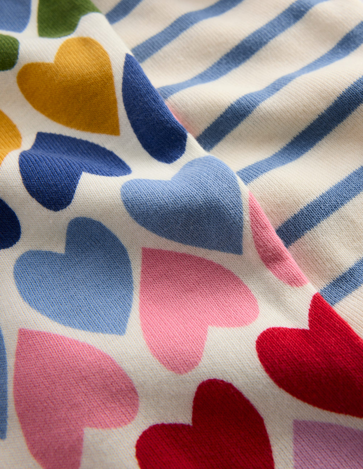 Twin Pack Snug Pajamas-Multi Hearts-2