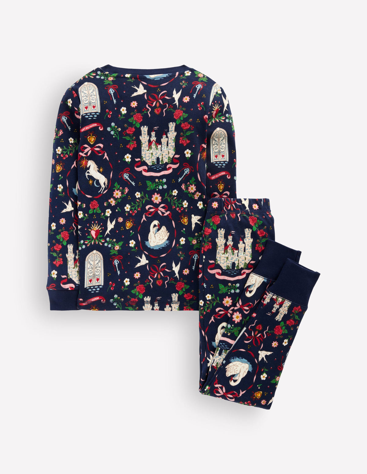 Snug Glow-In-The-Dark Pajamas-Fairytale Castle-3
