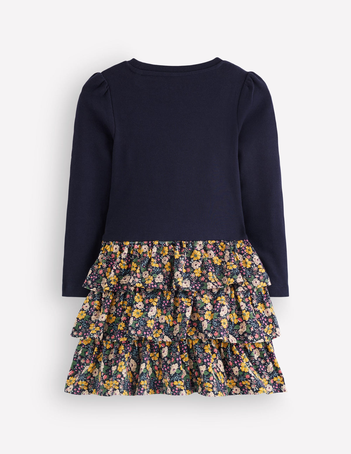 Cora Jersey RaRa Dress-Blue Floral-3