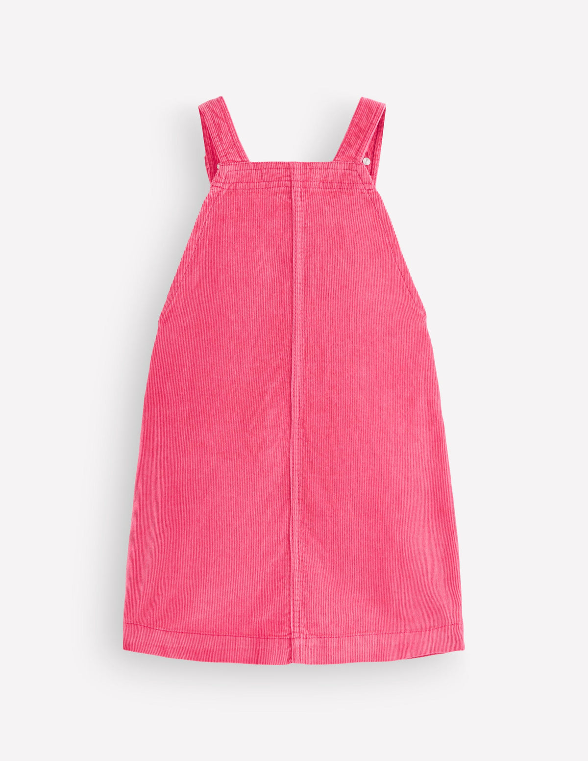 Adeline A-line Overalls Dress-Bright Rouge Floral Corduroy-3