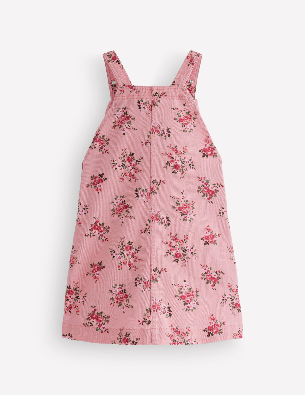 Adeline A-line Overalls Dress-Pink Quartz Twill Soft Rose-3