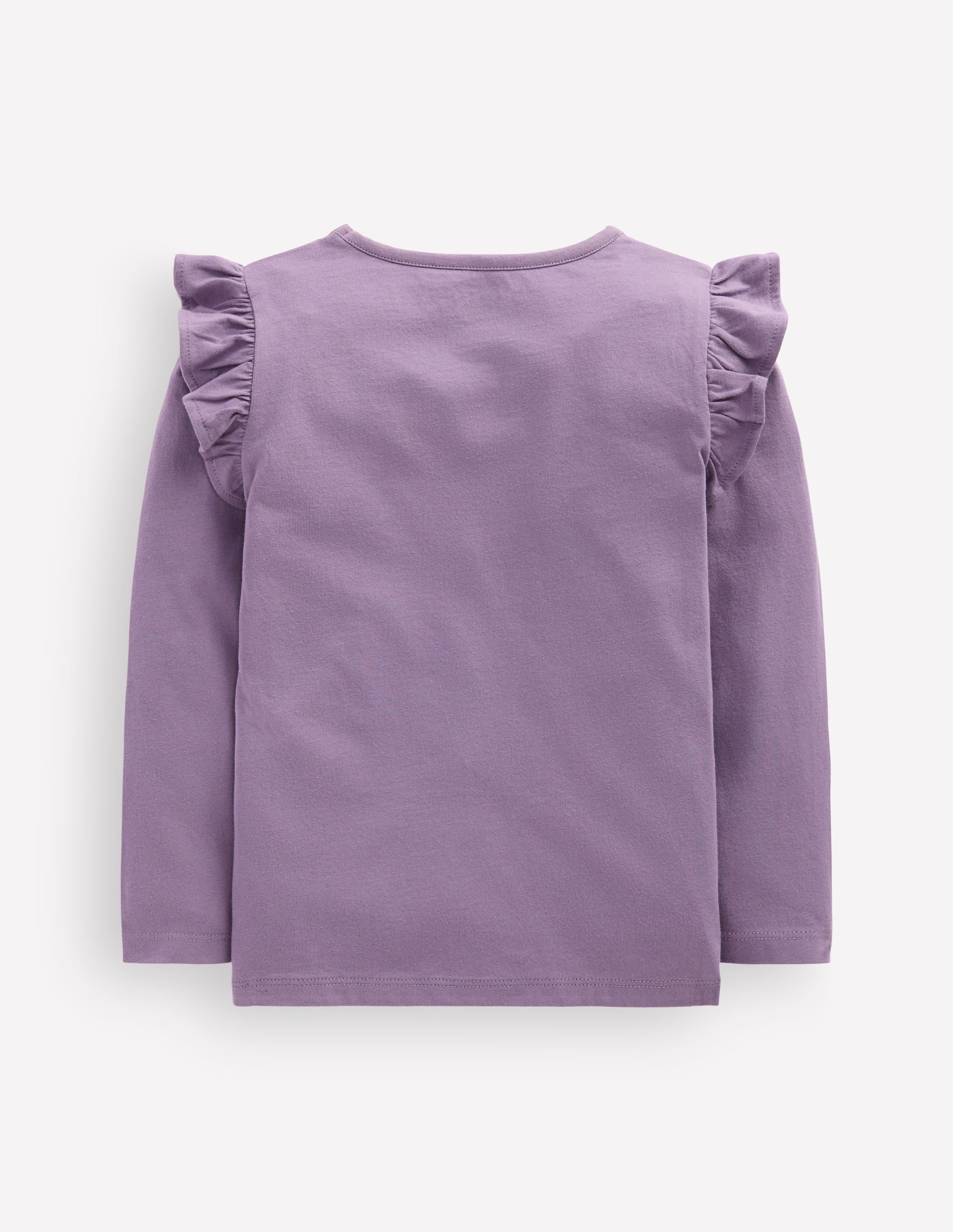 Long Sleeve Superstitch Tee-Nocturnal Purple Owl - Image 2