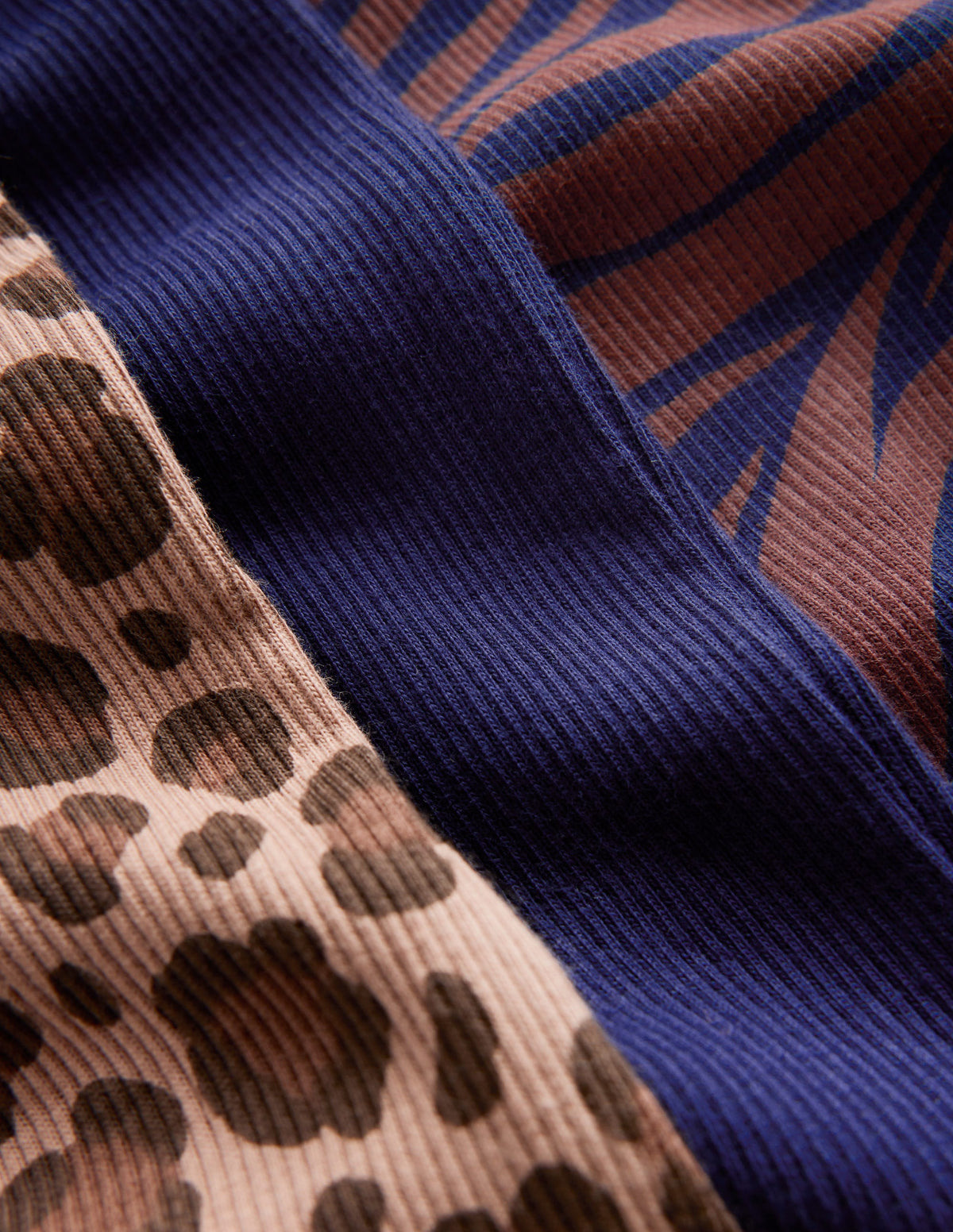 3-Pack Ribbed Flared Leggings-Multi Animal - Image 3