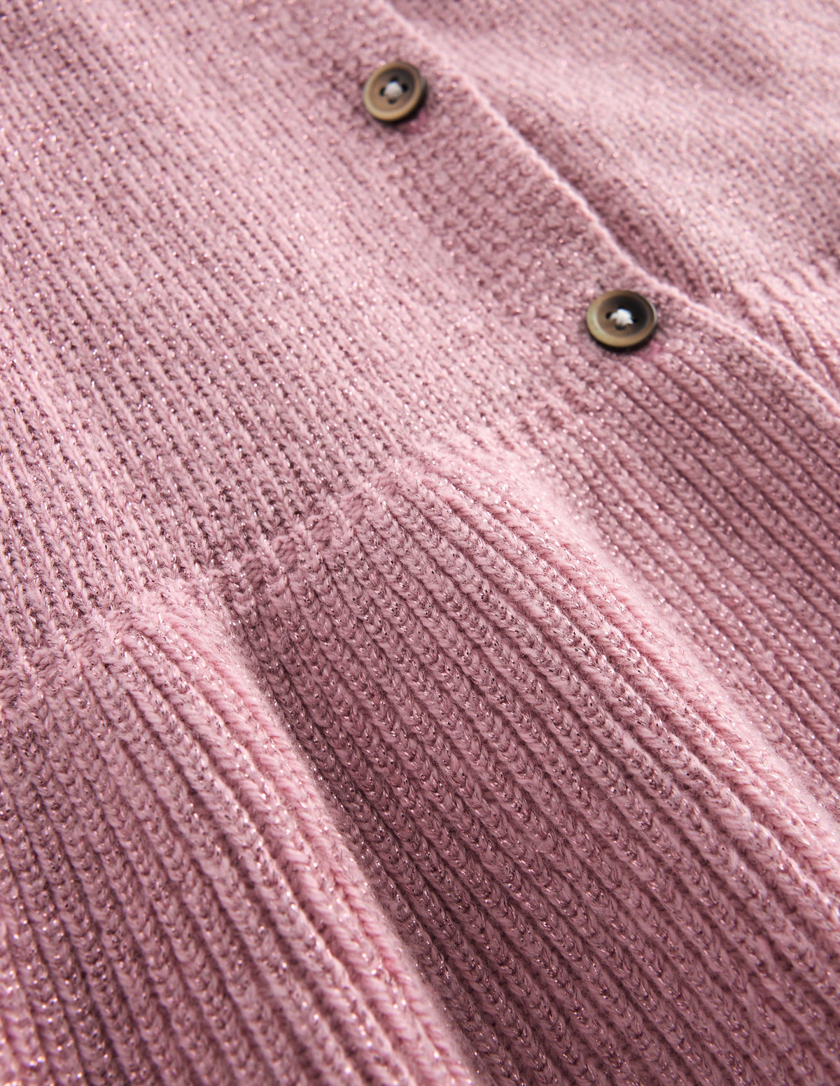 Pretty Peplum Cardigan-Rose Sparkle - Image 3