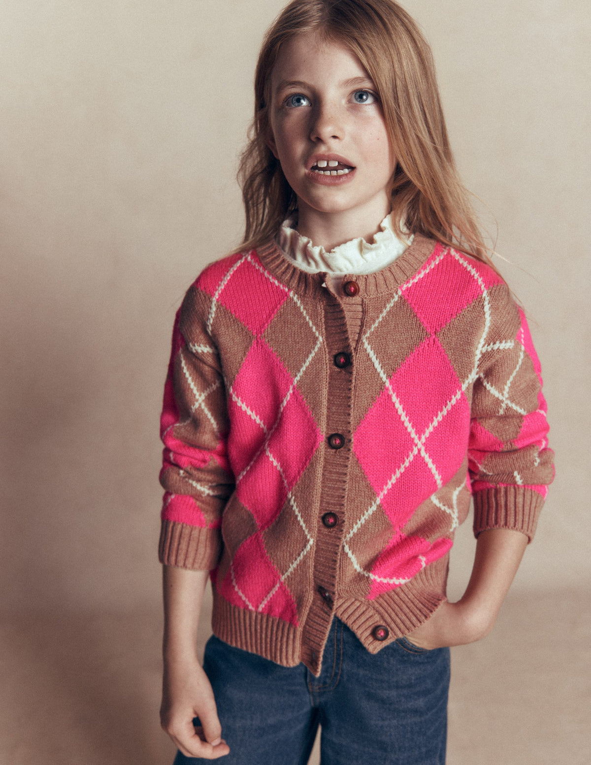 Fun Cardigan-Camel Melange-2