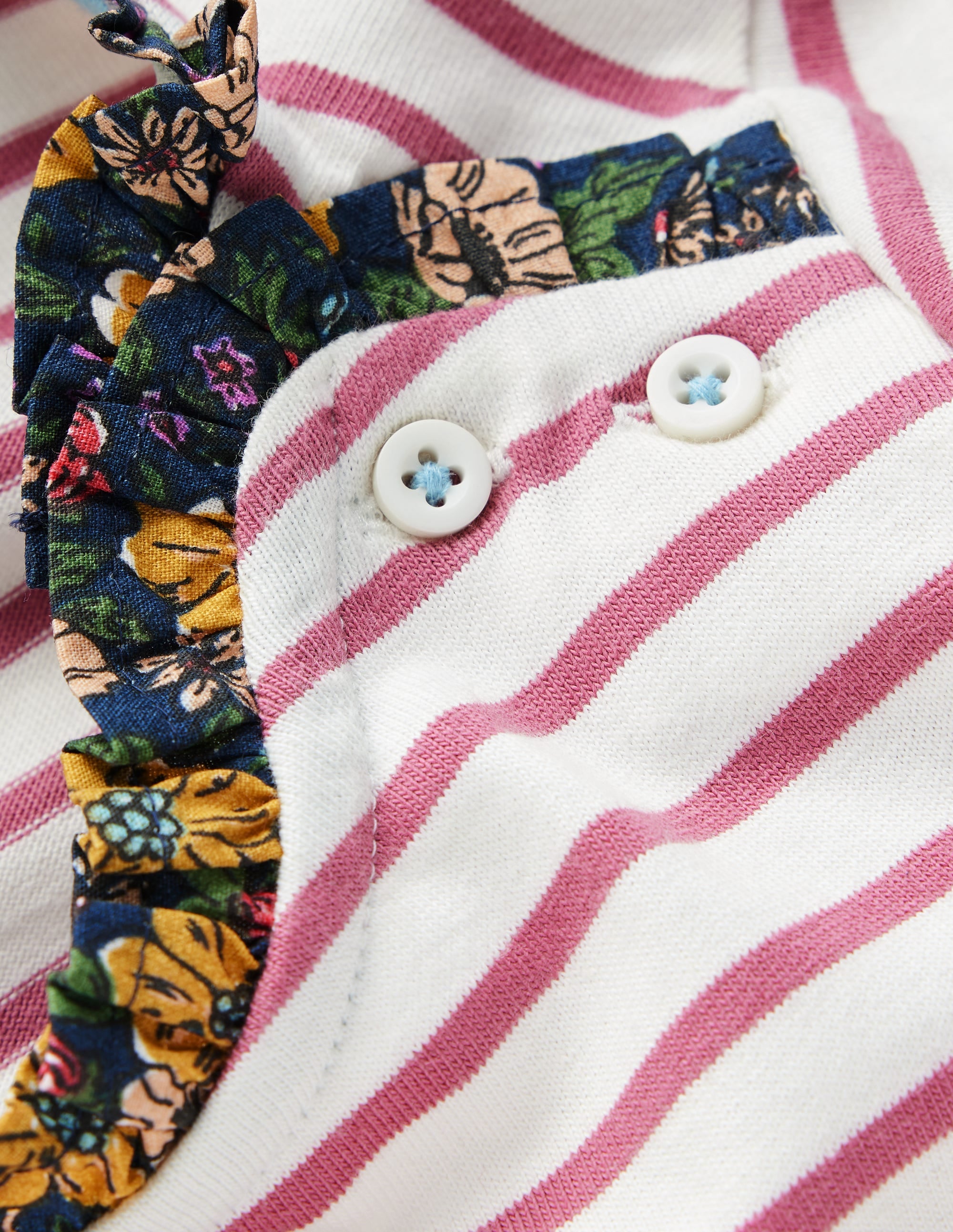 Frill Neck Breton-Pink Stripe - Image 3
