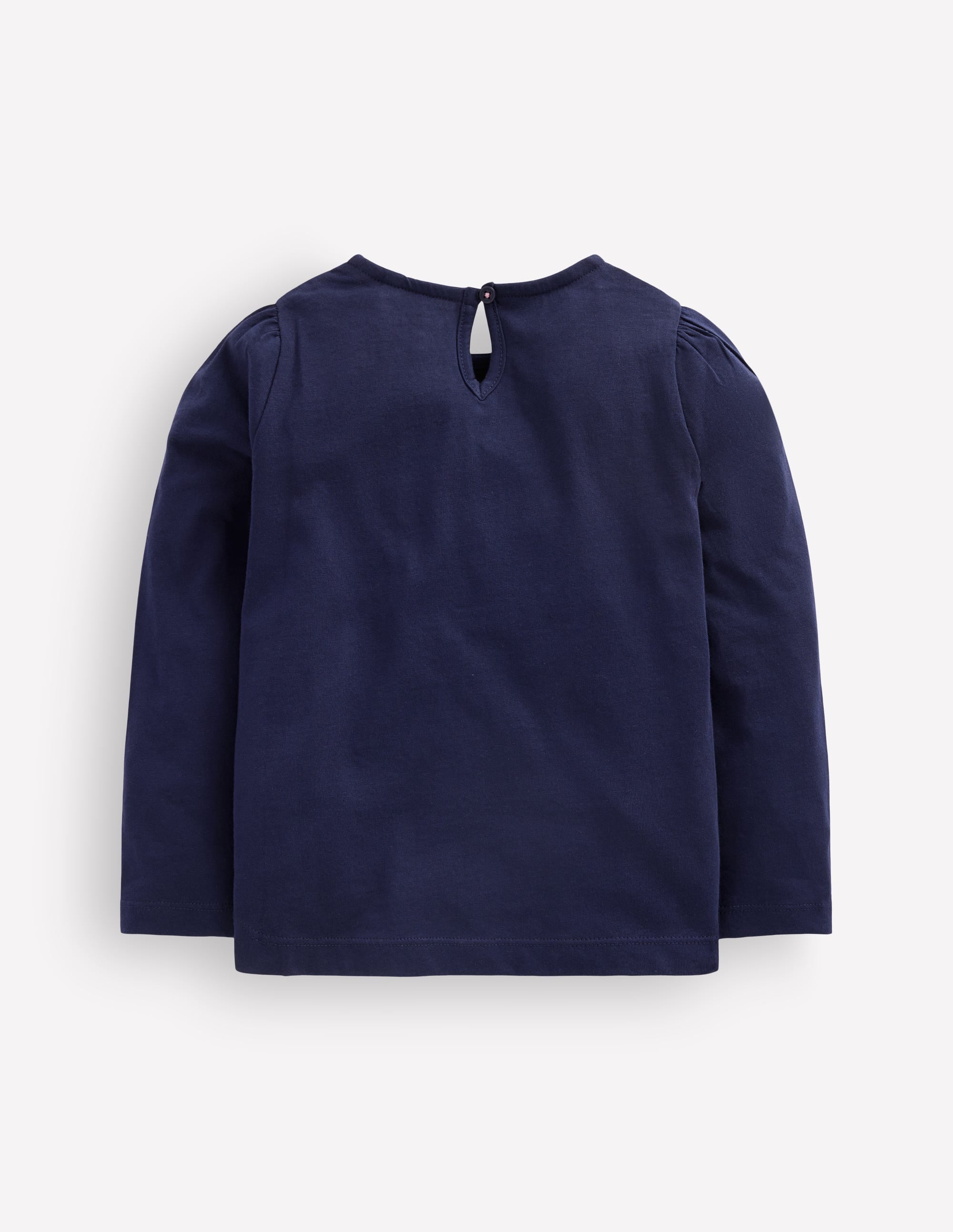 Rib Bow Trim Top - College Navy | Boden USA