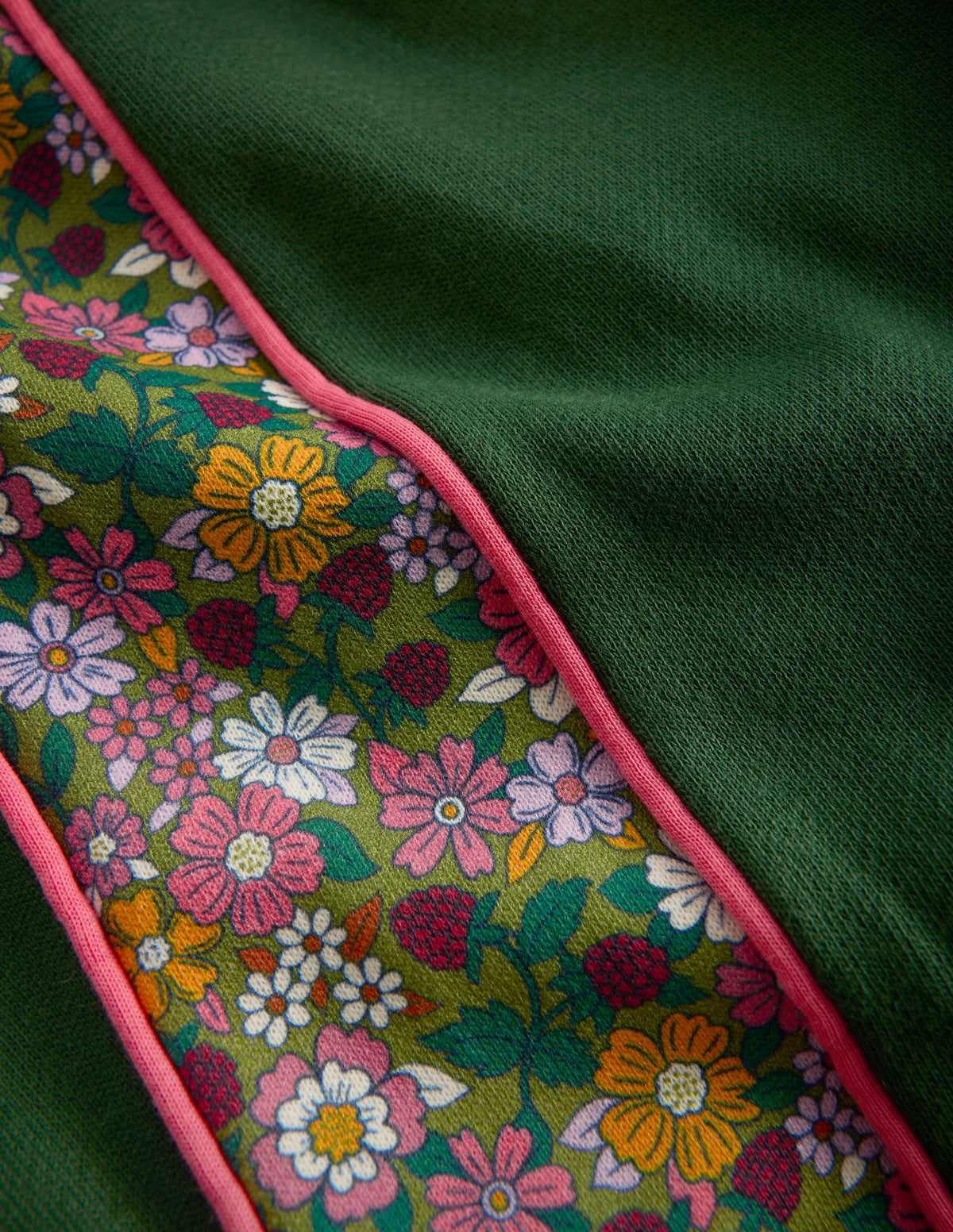 Kickflare Sweatpants-Laurel Green Floral-3