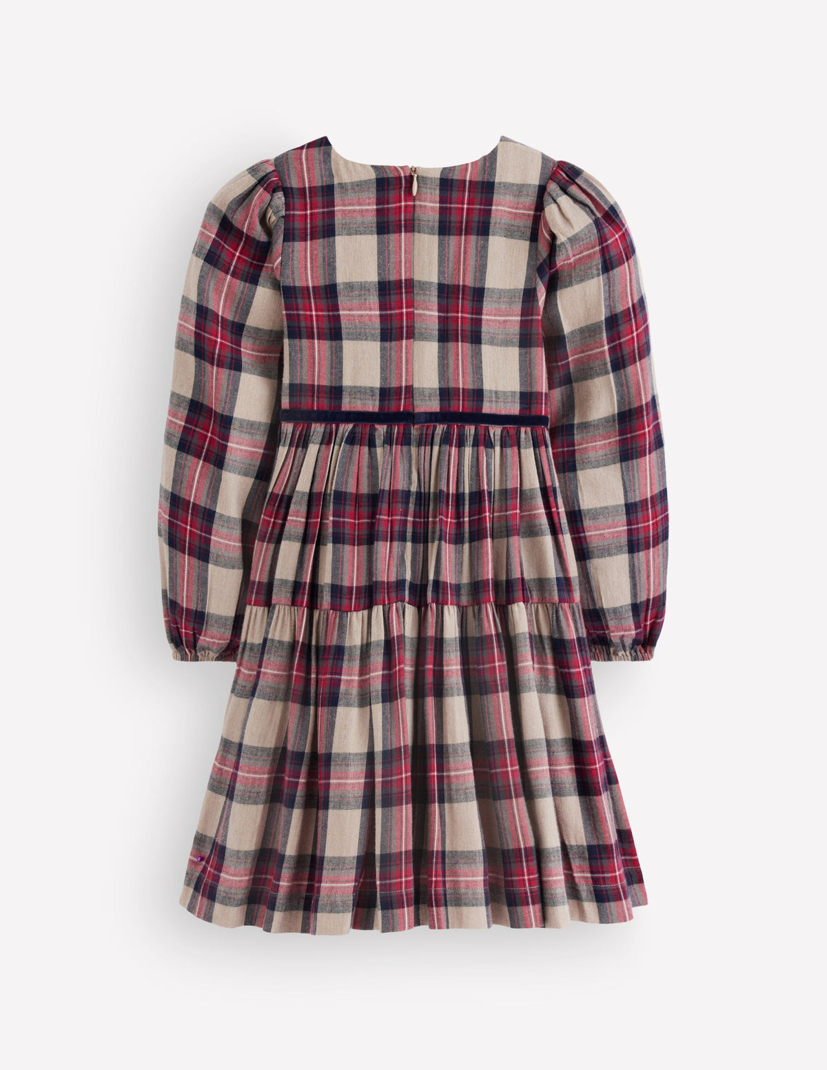 Posie Twirly Woven Dress-Multi Check-3