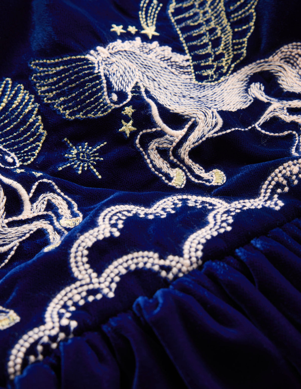 Cross Back Party Pinnie-Navy Pegasus - Image 3