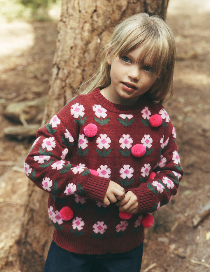Fun Sweater-Tortoise Shell Flower