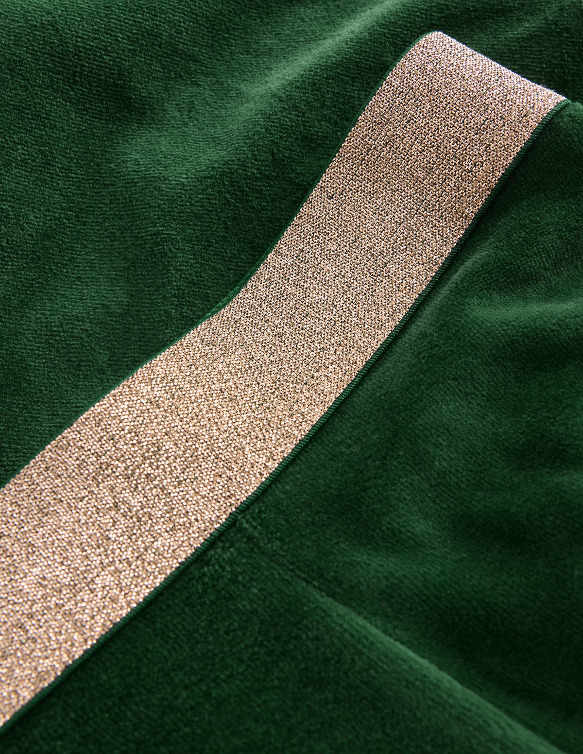 Velvet Flared Leggings-Hunter Green-3
