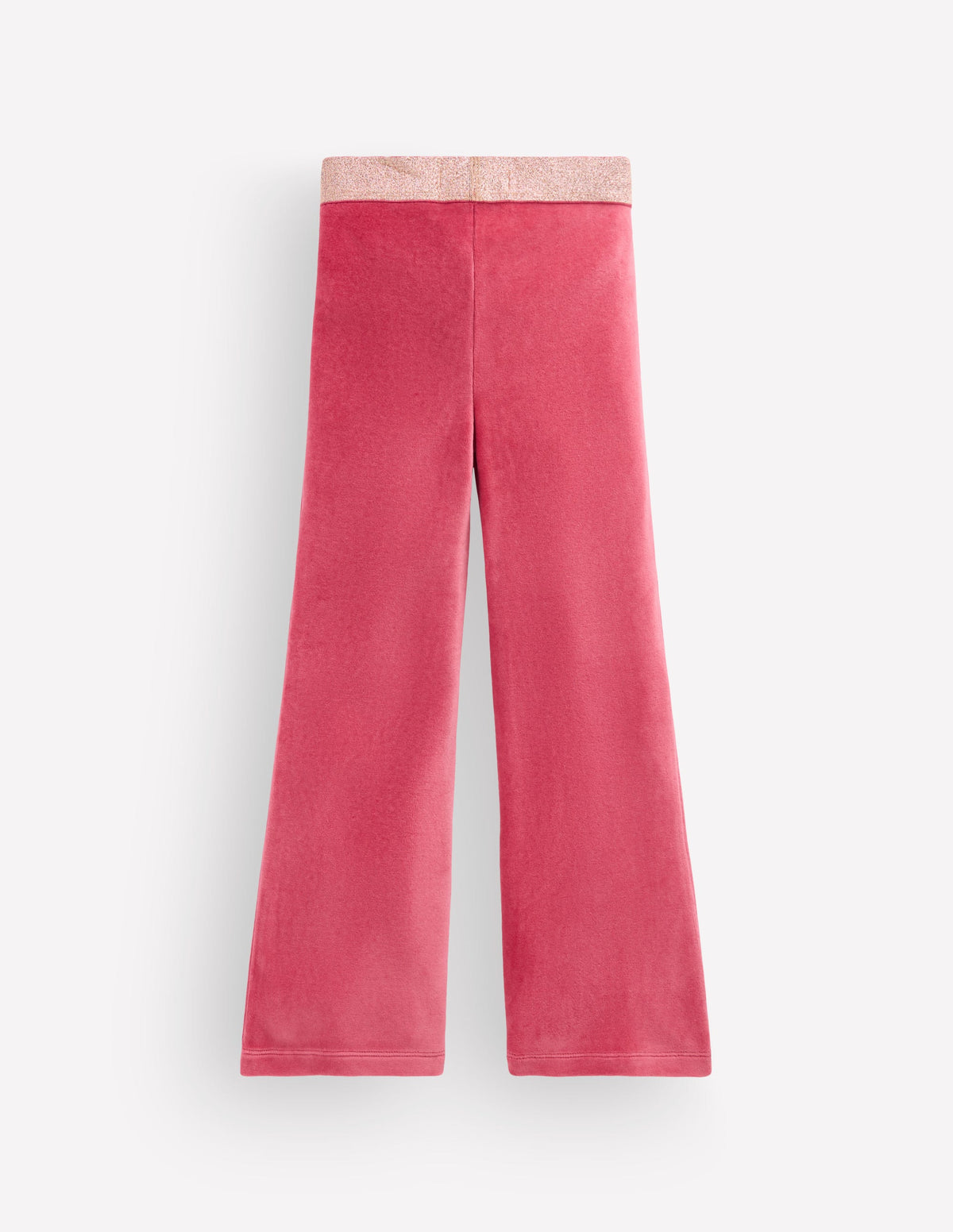 Velvet Flared Leggings-Cherry Blush - Image 2