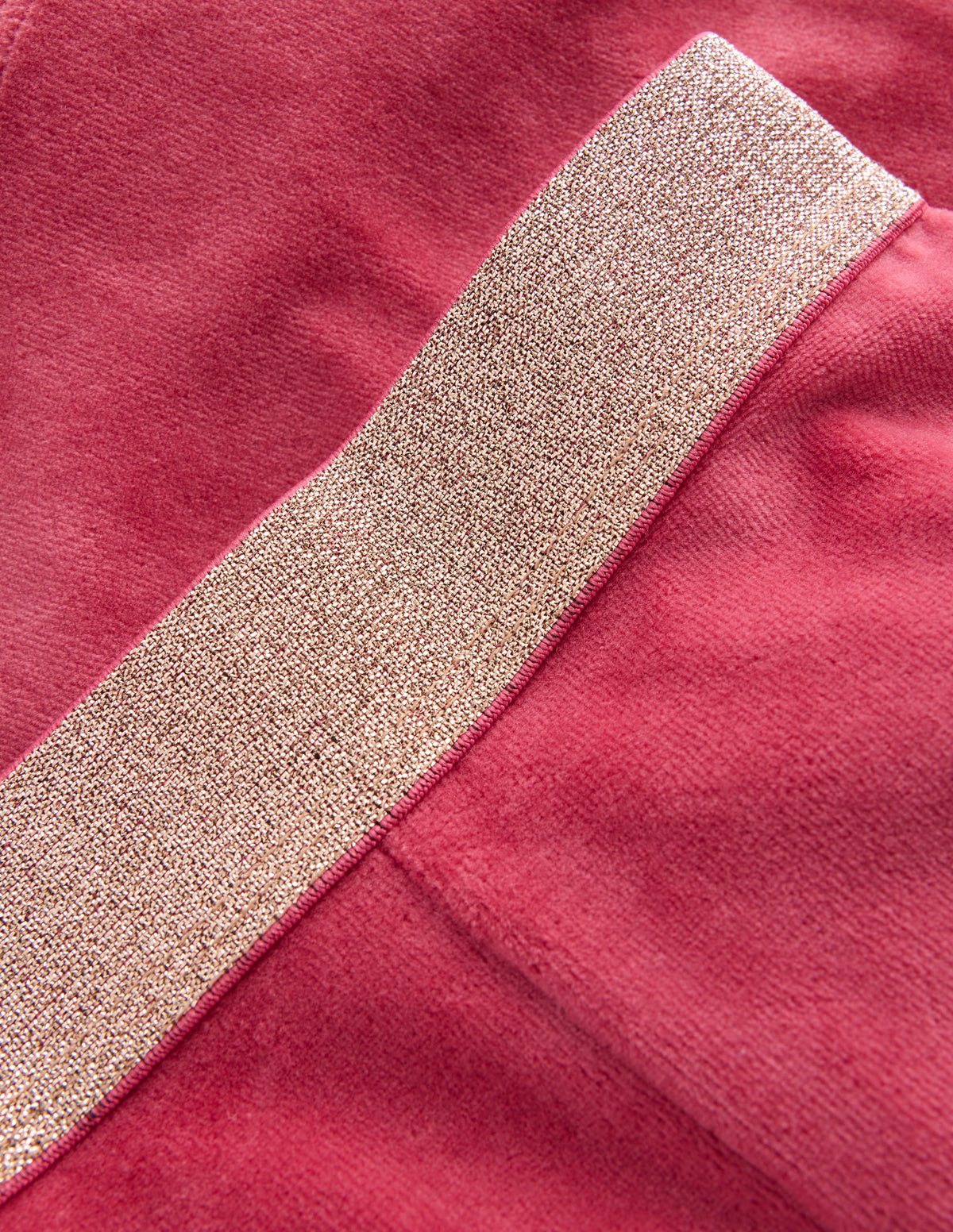 Velvet Flared Leggings-Cherry Blush - Image 3