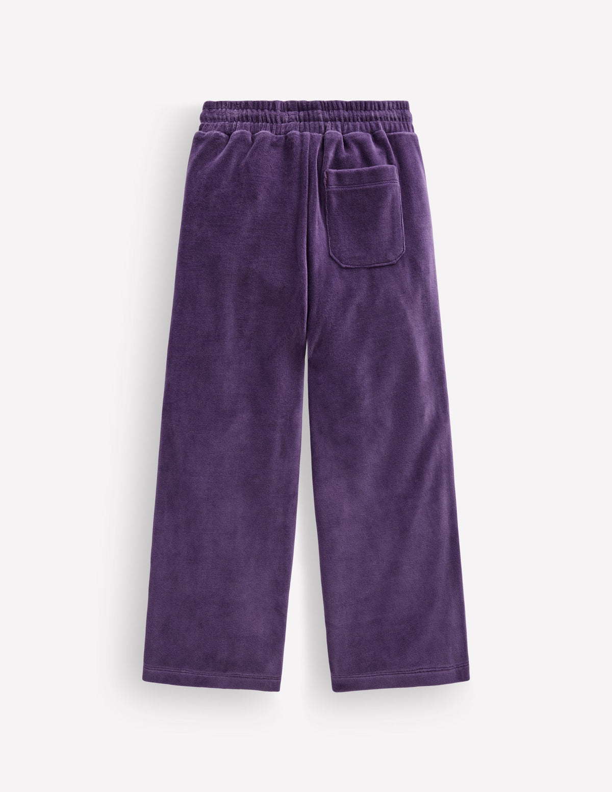 Velour Wide Leg Sweatpants-Mystic Purple - Image 2