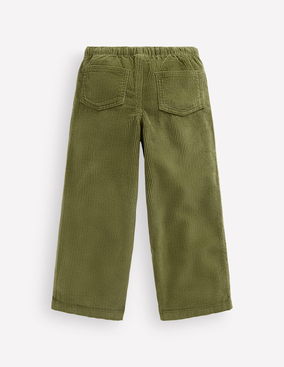 Draw Cord Trousers-Olive Cord - Image 4