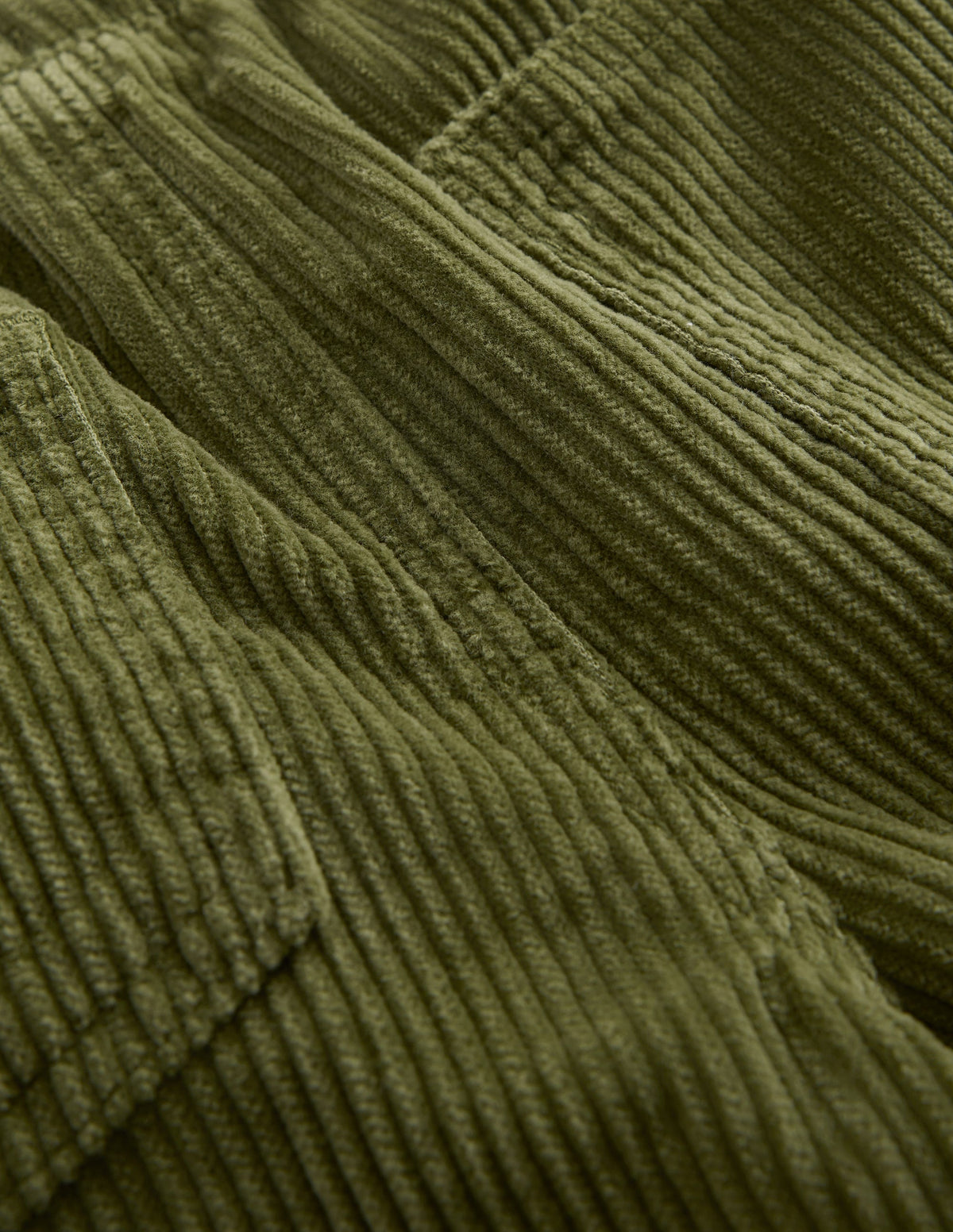 Draw Cord Trousers-Olive Cord-5