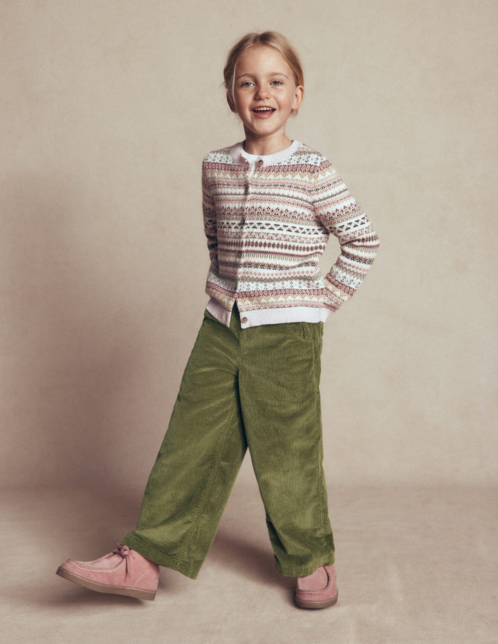 Draw Cord Pants-Olive Cord