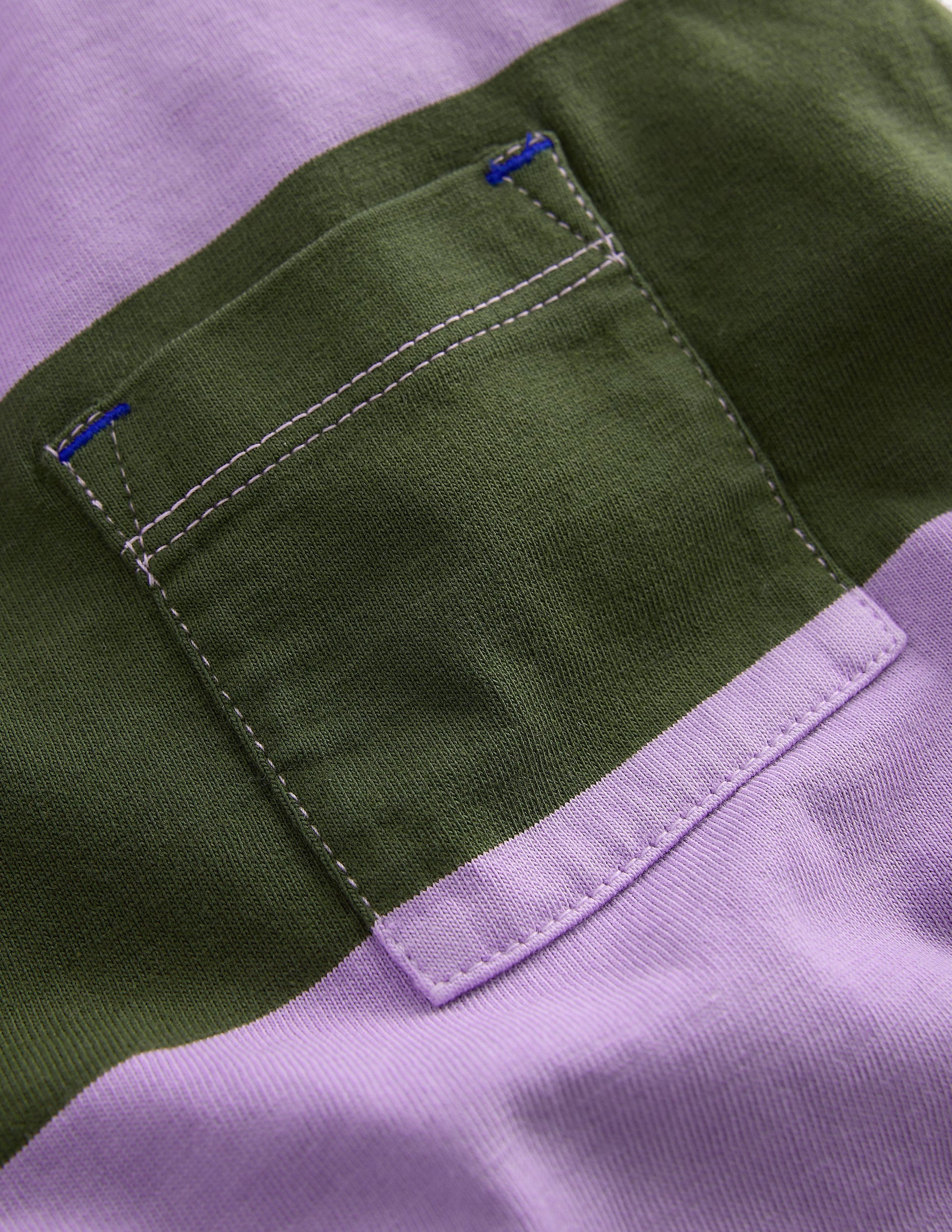 Long Sleeve Garment Dye Tee-Brunswick Green/Floral Purple-5