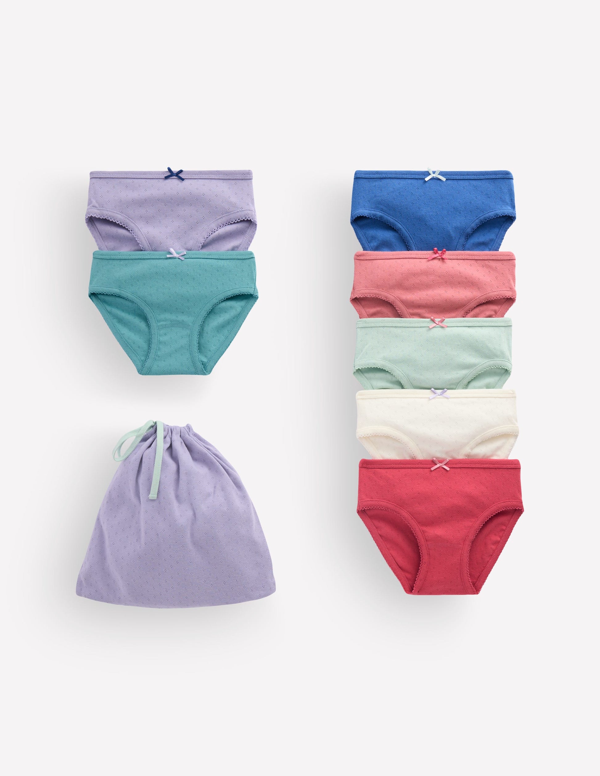 7-pack Pointelle Underwear-Multi Colours-1
