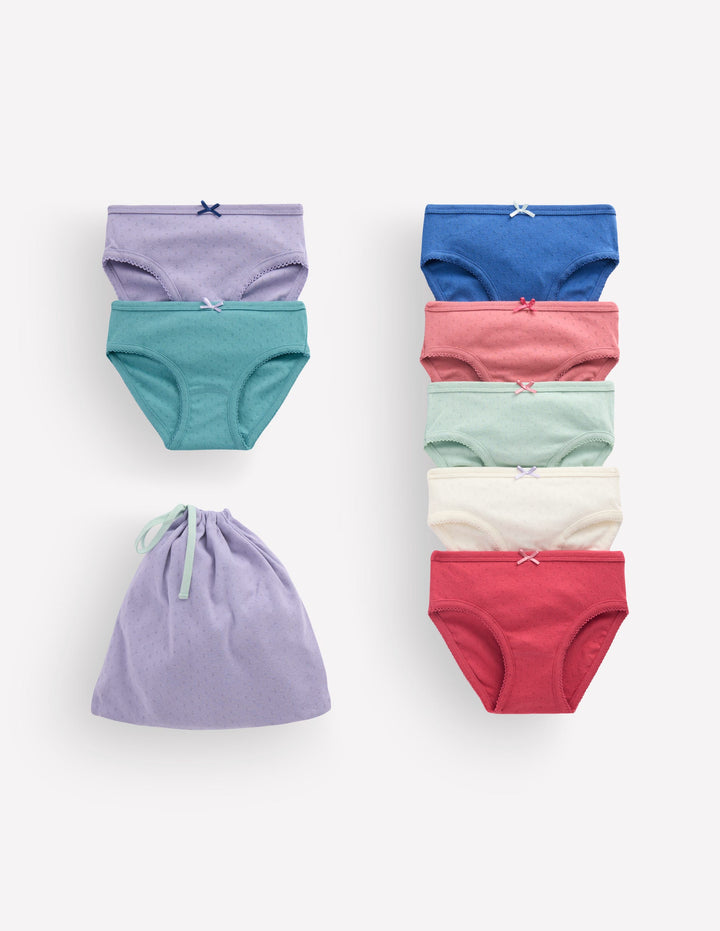 7-pack Pointelle Underwear-Multi Colours