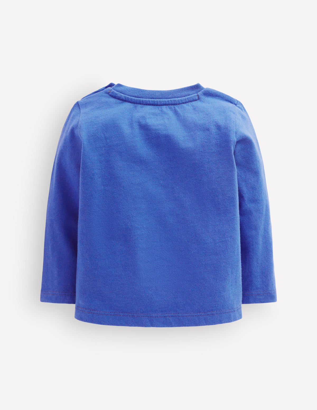 Long Sleeve Appliqué T-Shirt-Bluejay Ghost-5