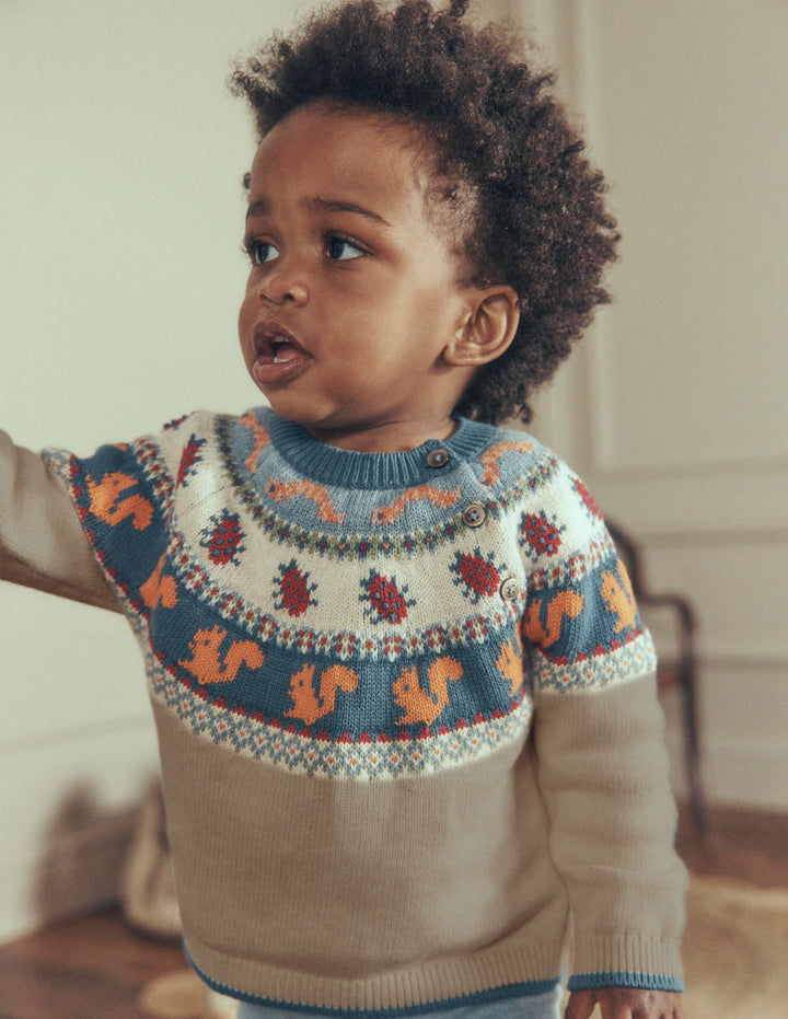 Fair Isle Knitted Play Set-Multi Woodland