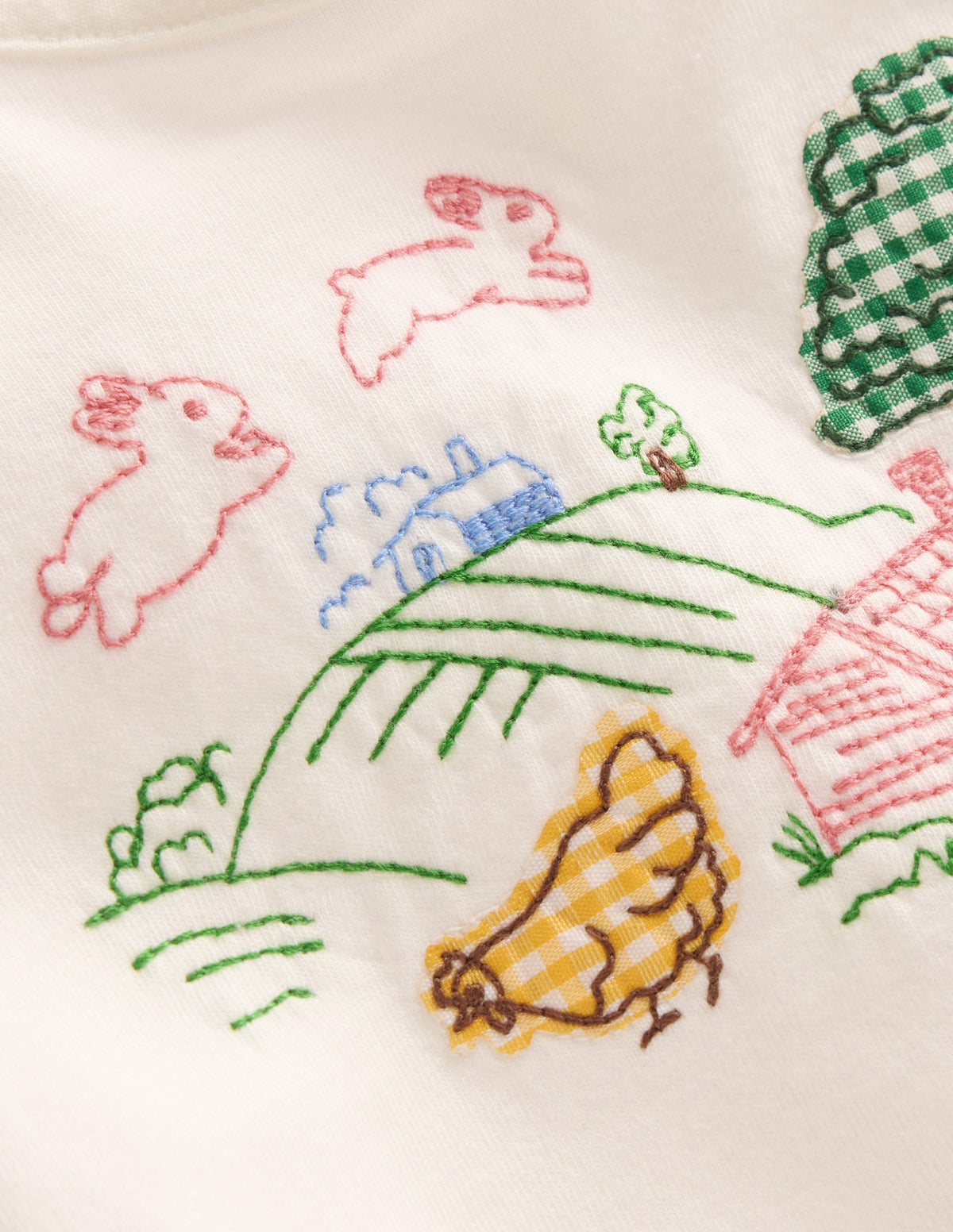 Appliqué Jersey Play Set-Ivory Farm - Image 3