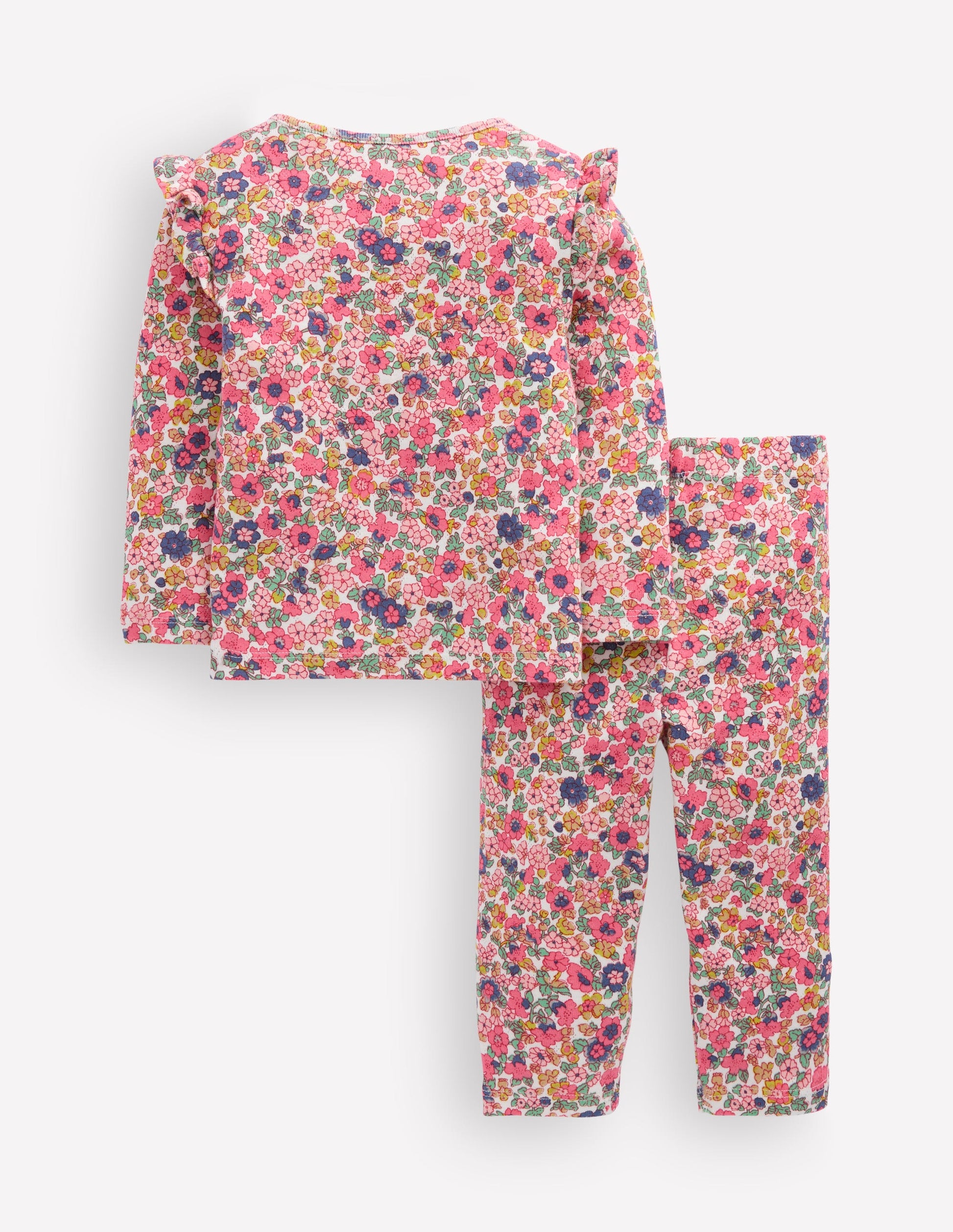 Cotton Pointelle Set-Multi Ditsy Floral-2