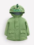 Shower Resistant Fisherman-Green Dinosaur