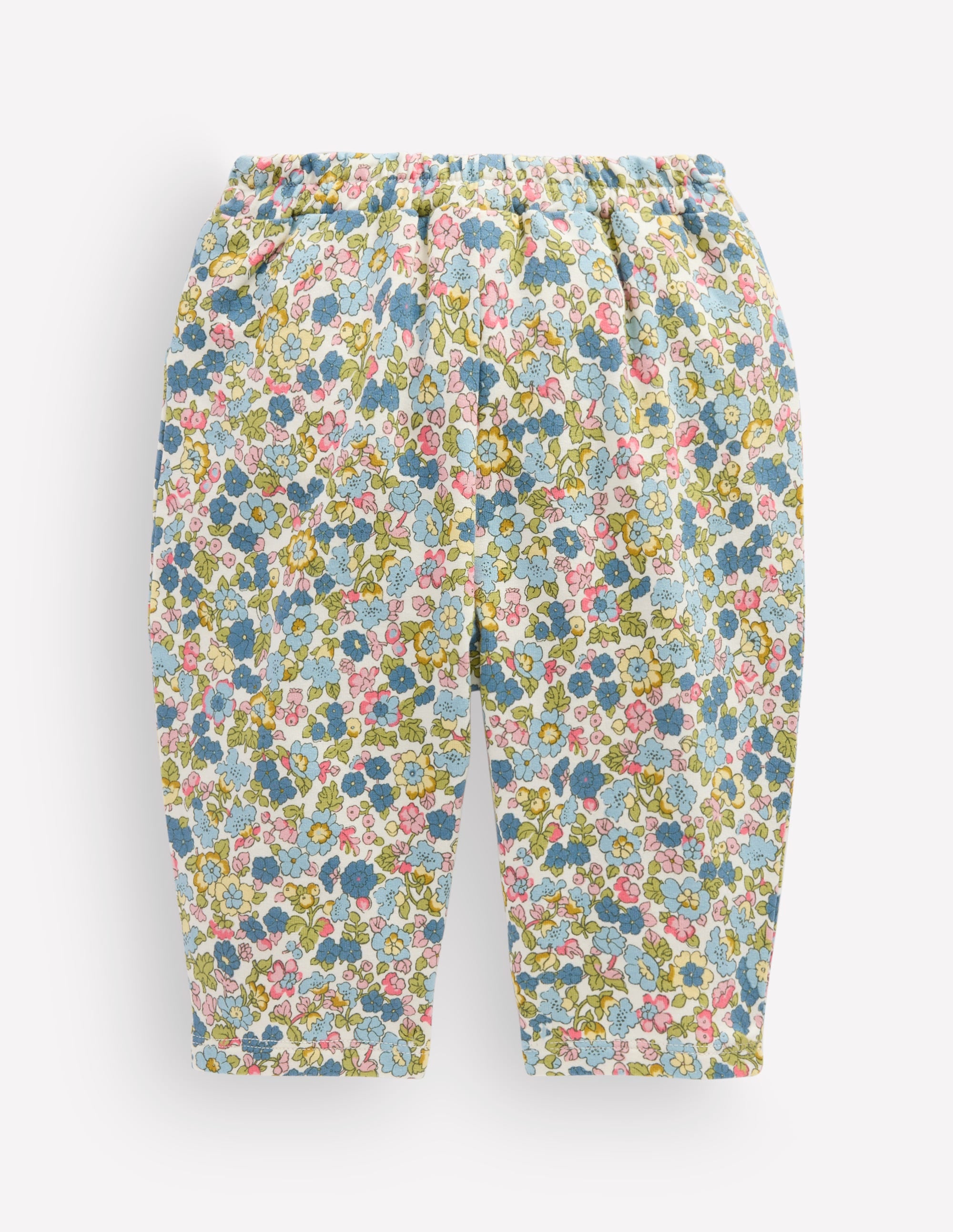 Jersey Pull-on Pants-Blue Ditsy Floral - Image 2