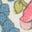 Jersey Pull-on Pants-Blue Ditsy Floral