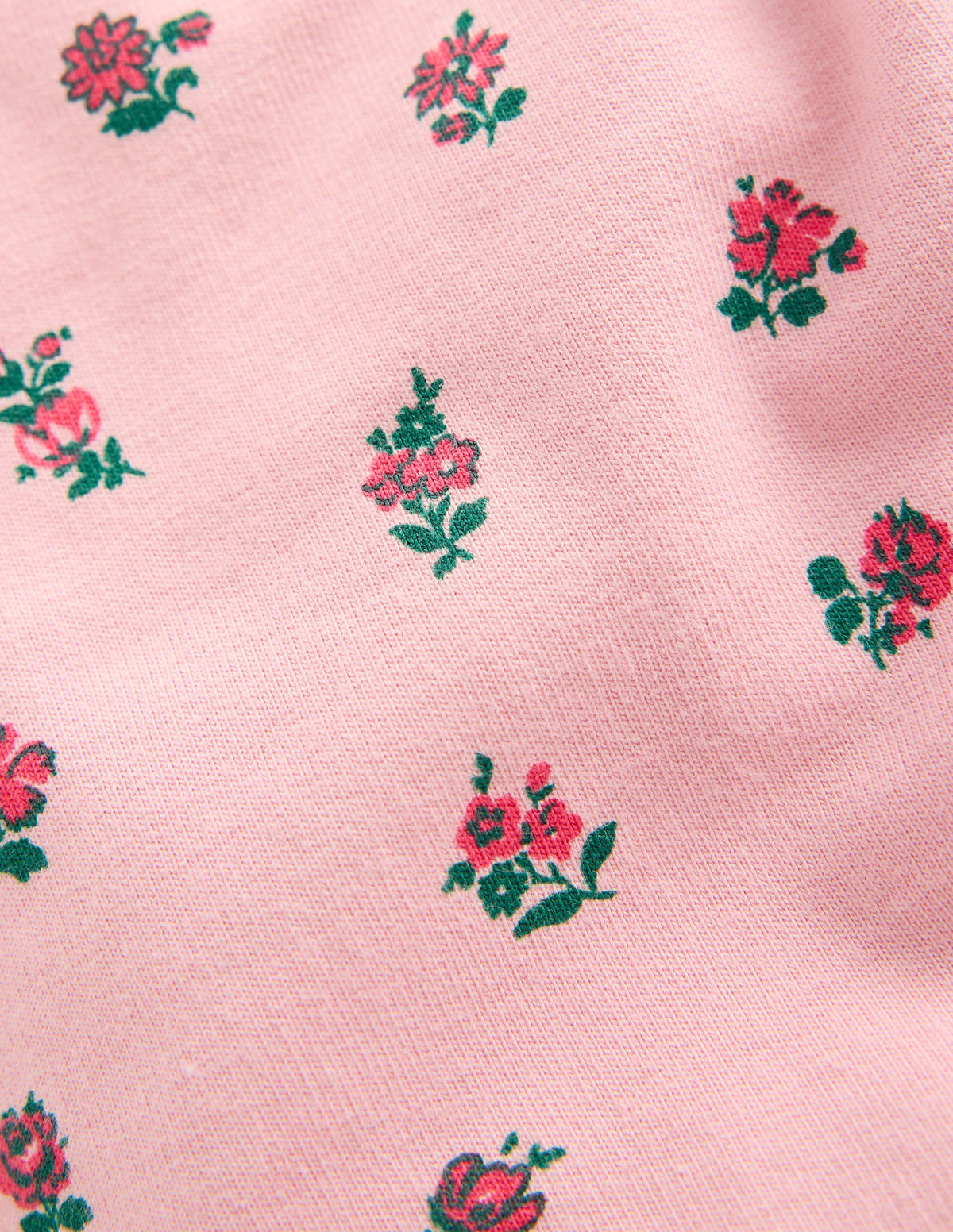 Jersey Pull-on Pants-Pink Vintage Ditsy Floral-3