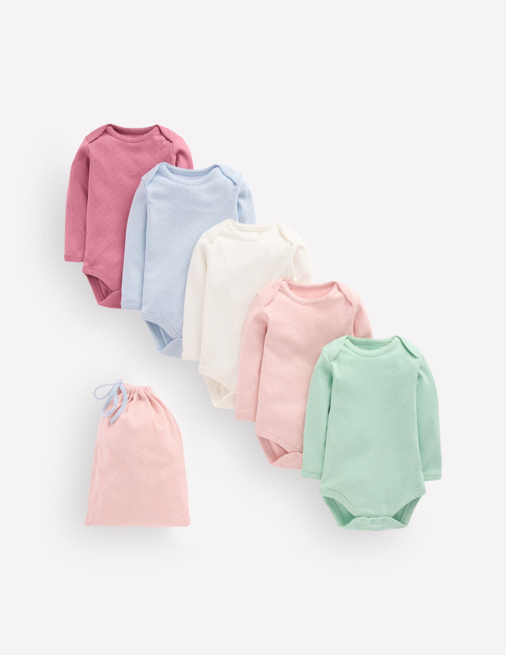 5 Pack Pointelle Bodies-Multi Rainbow-1