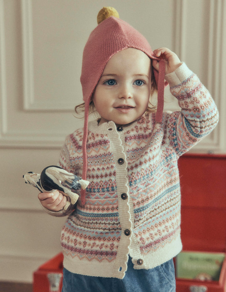 Fair Isle Cardigan-Soft Multi Fair Isle