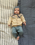Fair Isle Knitted Play Set-Oatmeal Marl