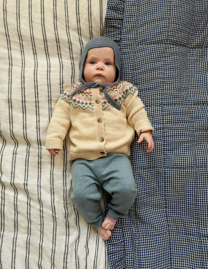 Fair Isle Knitted Play Set-Oatmeal Marl