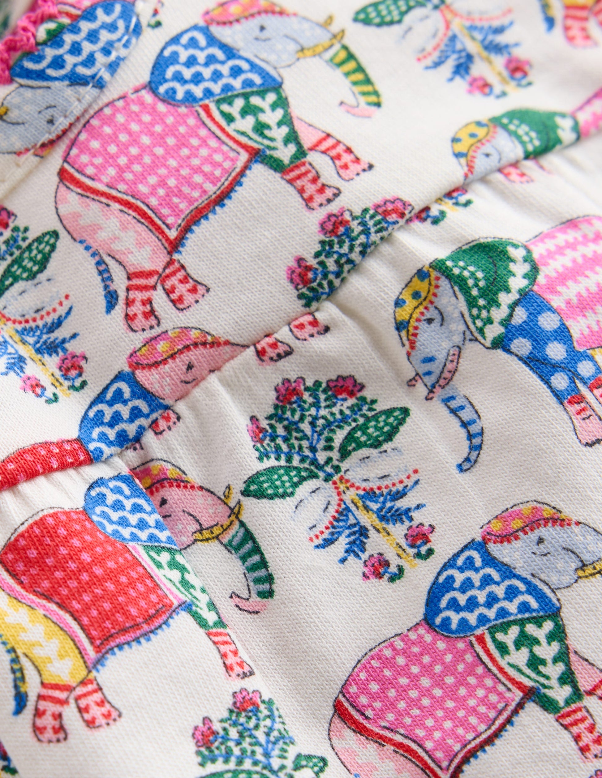 mini boden elephant dress Boden Baby Gathered Jersey Dress