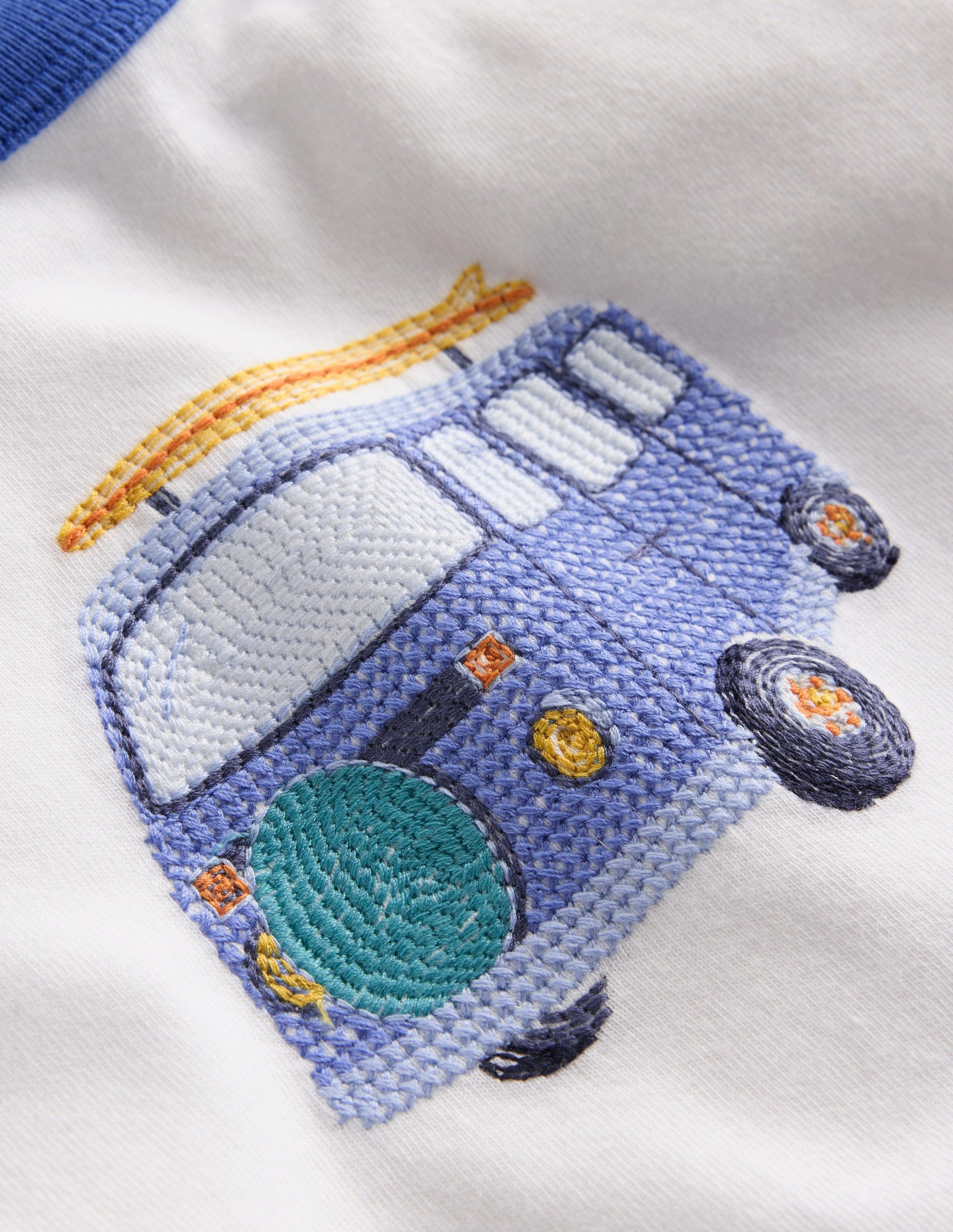 Logo Jersey Play Set-Blue Camper Van Stripe-3
