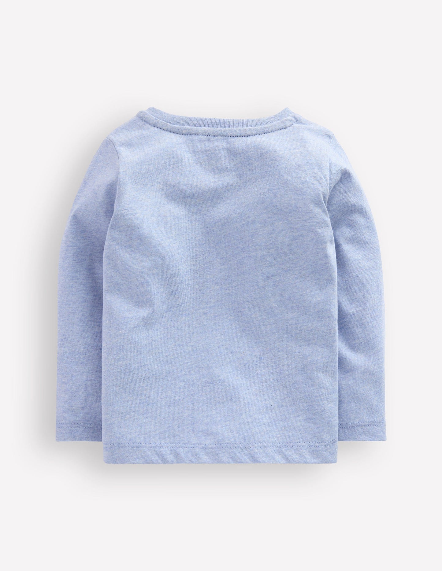 Long Sleeve Applique T-Shirt-Light Blue Dippy Egg