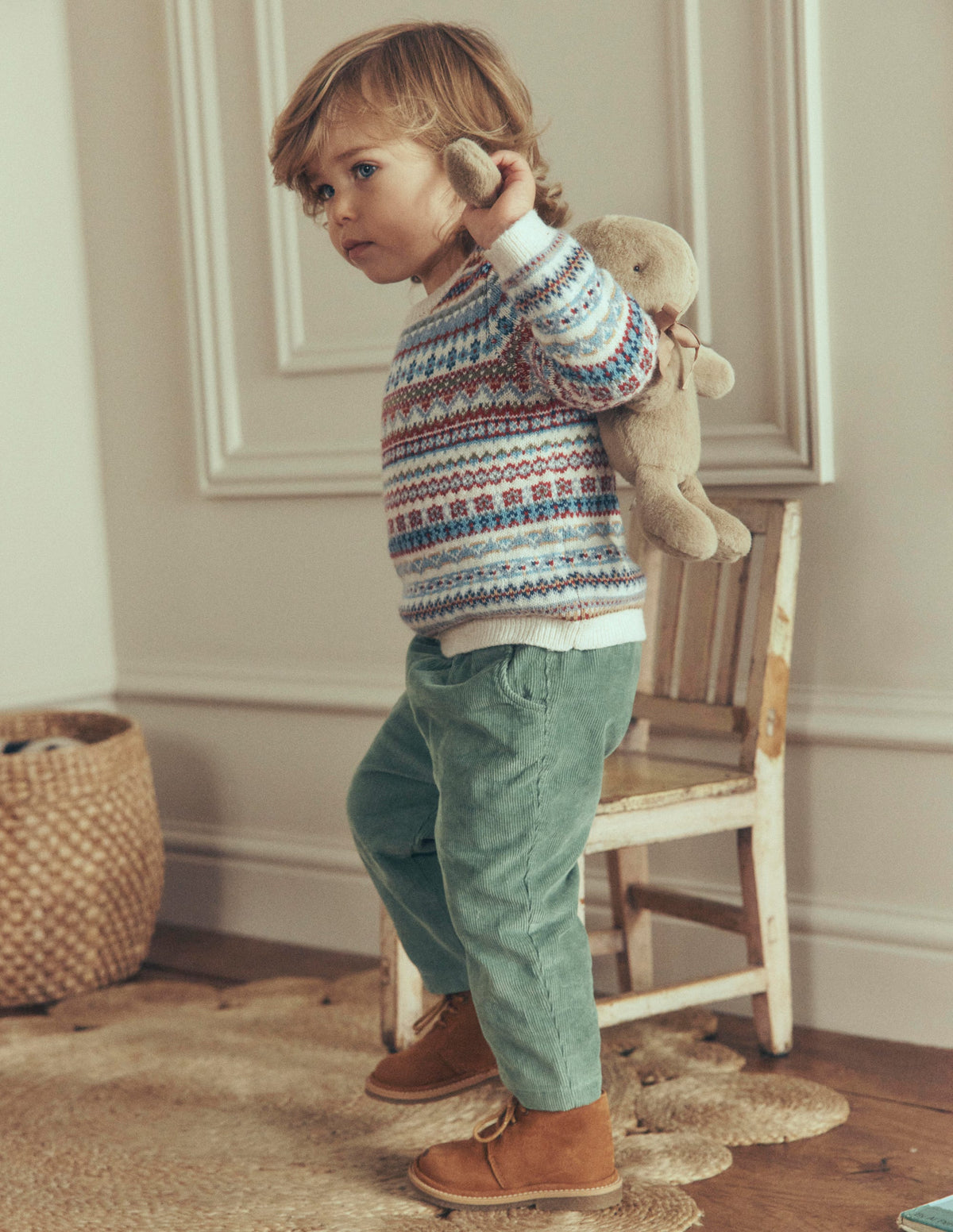 Fair isle Sweater-Multi Soft Fair Isle-2