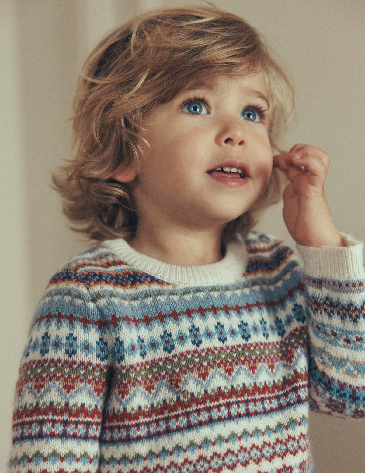 Fair isle Sweater-Multi Soft Fair Isle - Image 1