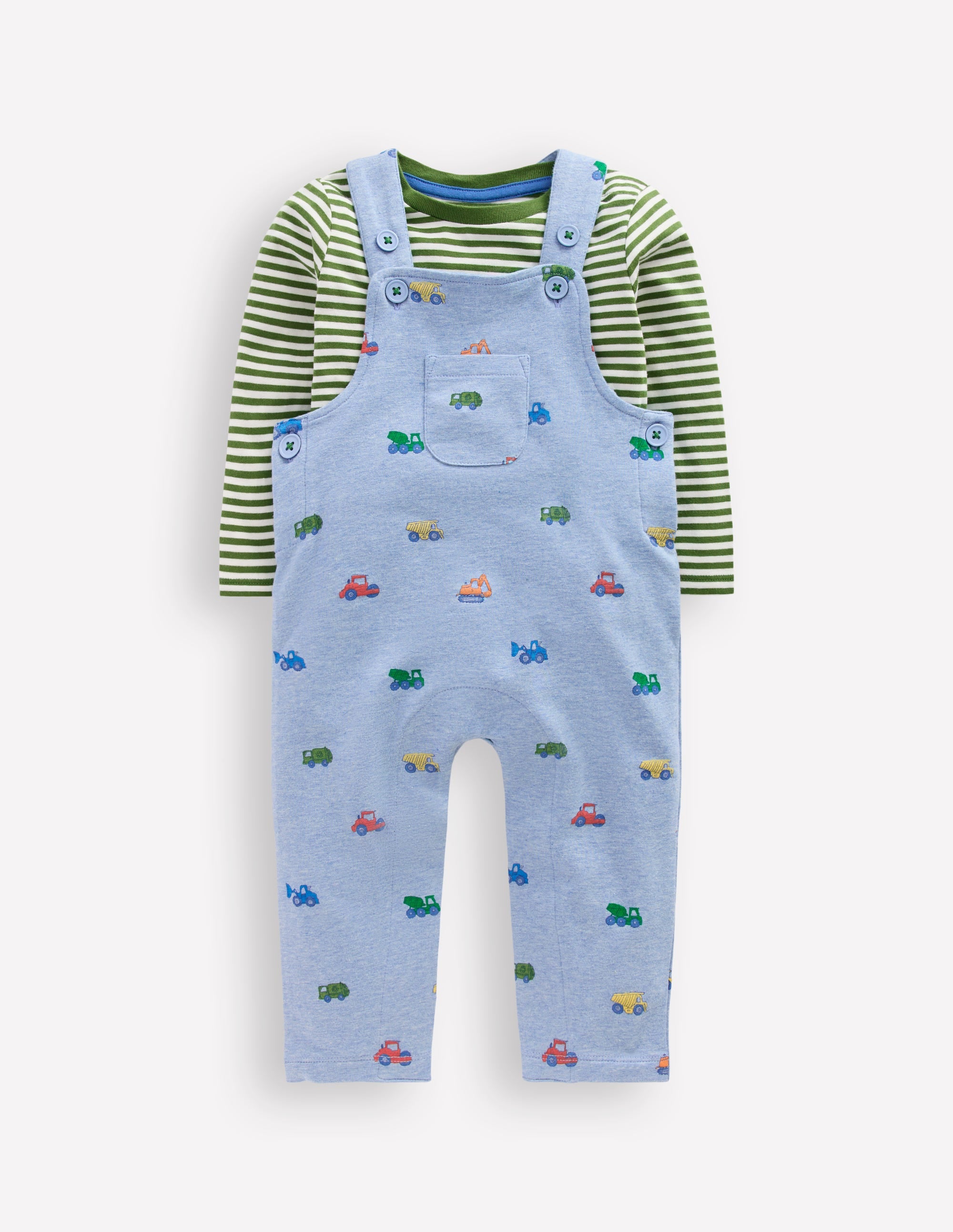 Jersey Overalls Set-Blue Construction | Boden USA