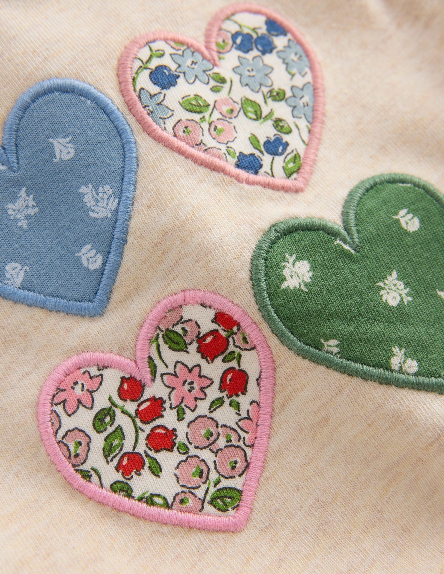 Girls Logo Play Set-Blue Floral Hearts