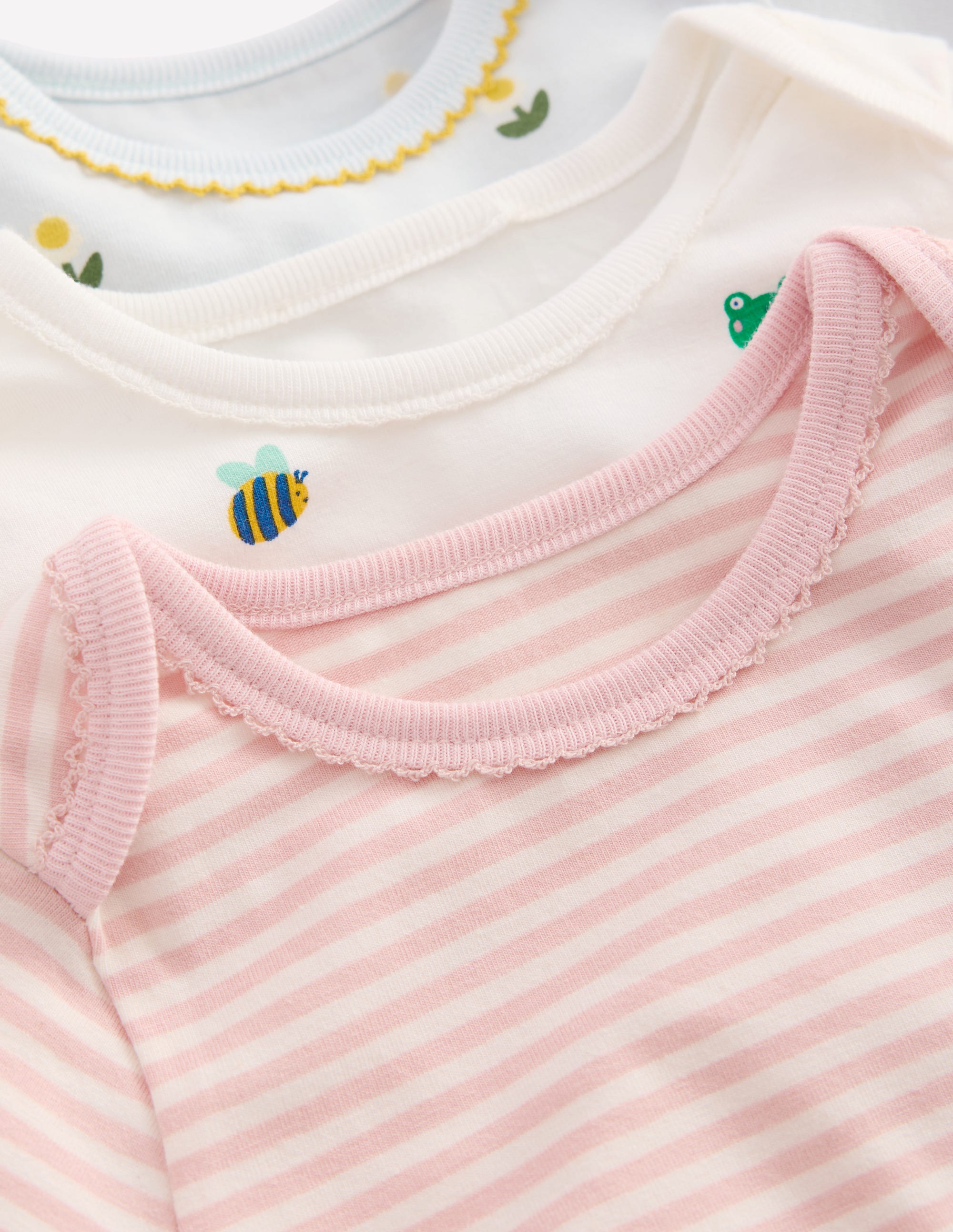 3-pack Cotton Bodies-Multi Daisy - Image 3