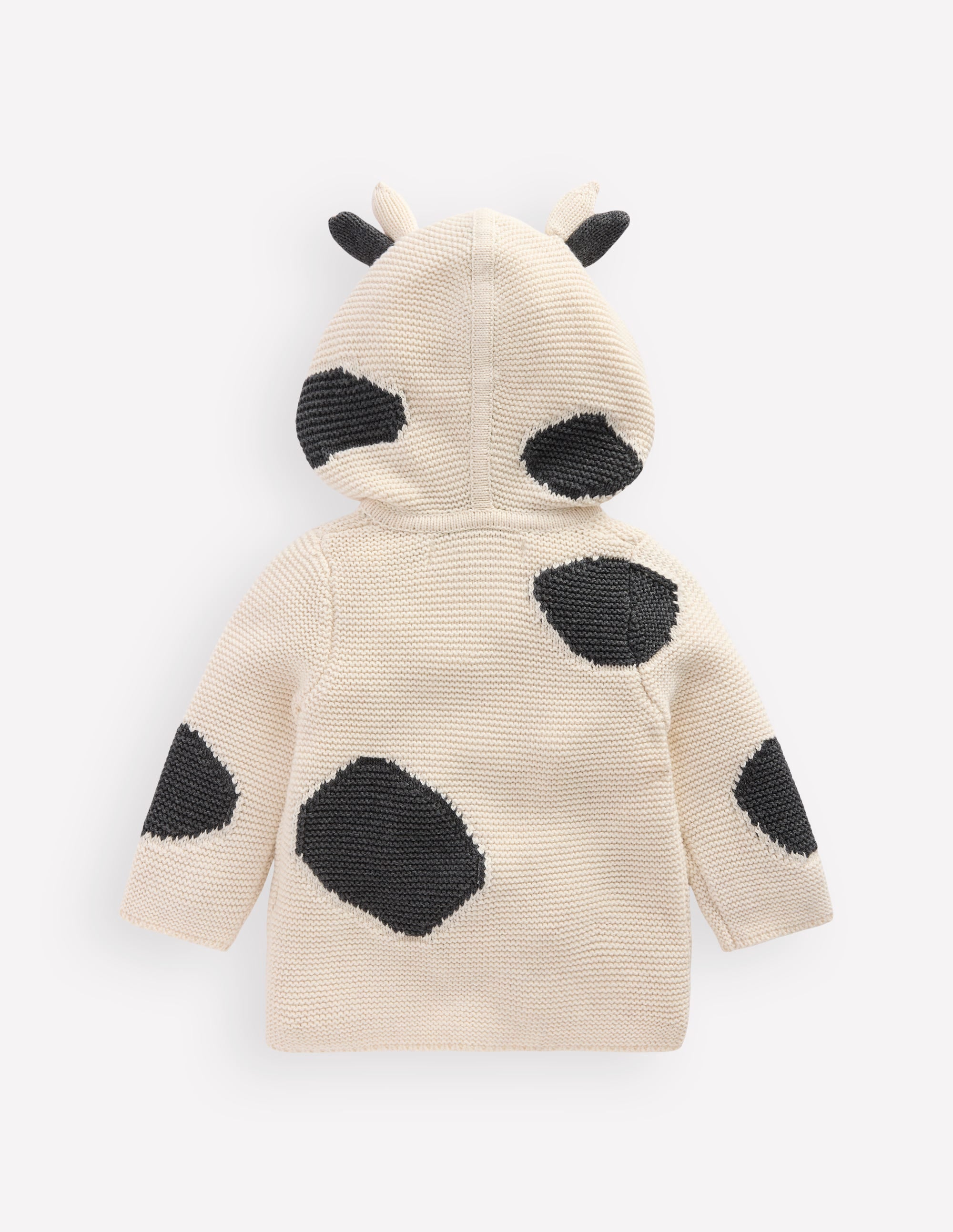 Novelty Cotton Knitted Jacket-Cow - Image 2