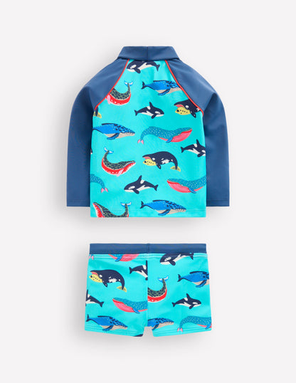 Rash Vest Set-Blue Whales-2
