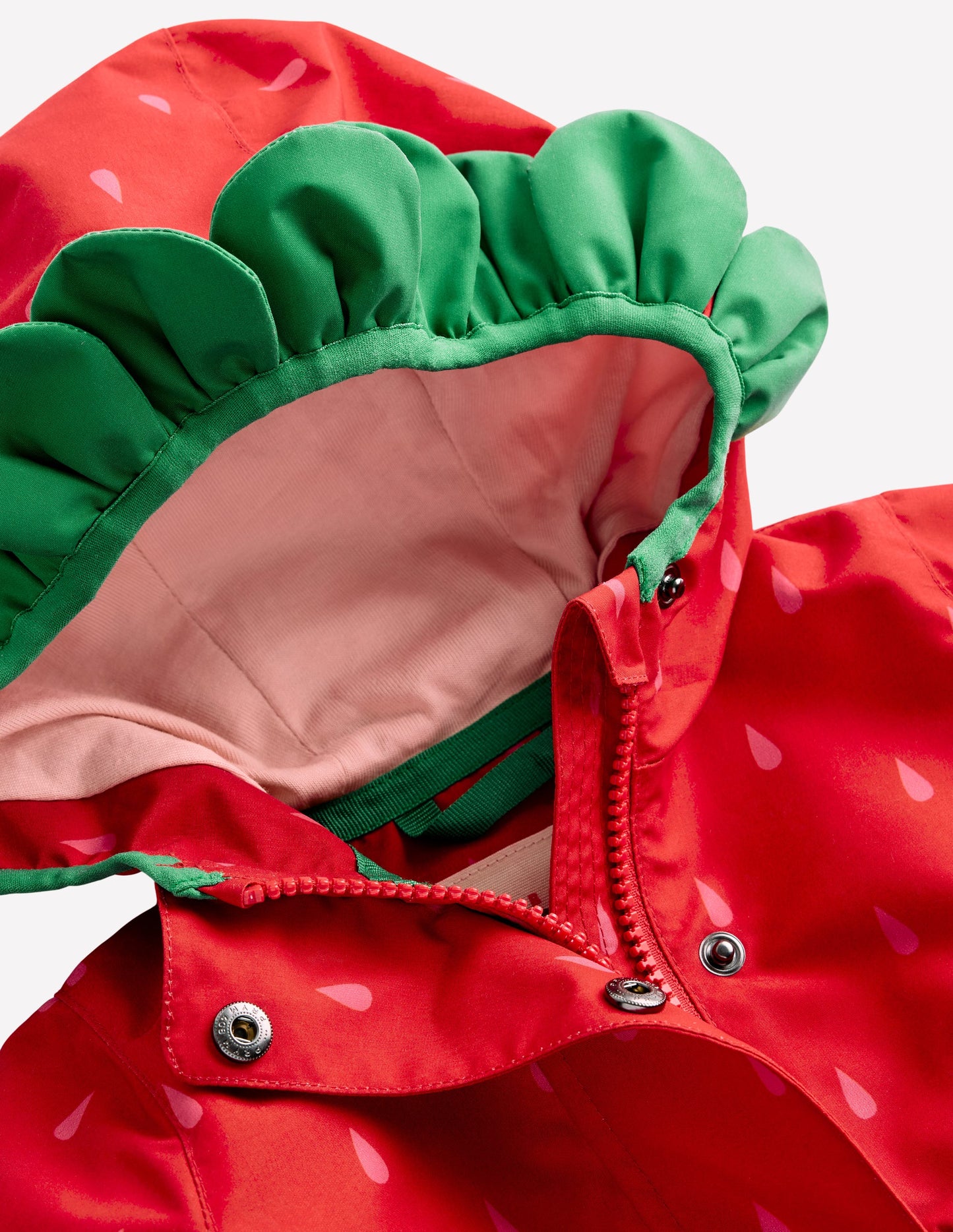 Novelty Fisherman Coat-Strawberry
